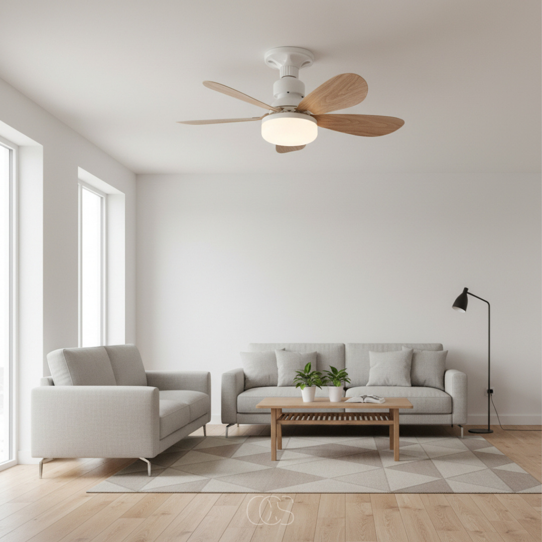Onda Ventilateur de plafond | LED à intensité variable, télécommande, silencieux