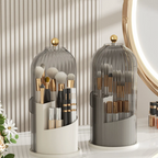 Oriana Make-up-Organizer | 360° drehbares Acryl, kompaktes Design