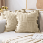Housse de coussin Ovidio | Antitache, design élégant en polyester 45x45 cm