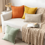Housse de coussin Ovidio | Antitache, design élégant en polyester 45x45 cm
