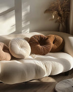 Coussin décoratif Pura | Velours moderne pour canapé et lit