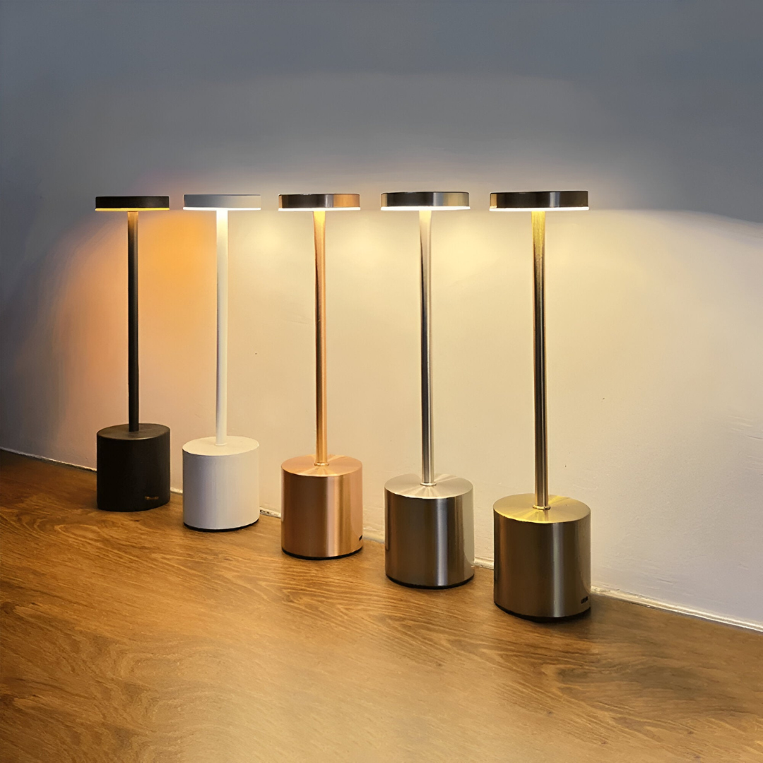 Retro Desk Lamp | Ricaricabile, Design Elegante, Lampada da Scrivania LED