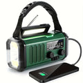 Radio di Emergenza Multifunzione | Pannello Solare, Manovella, Powerbank Integrati