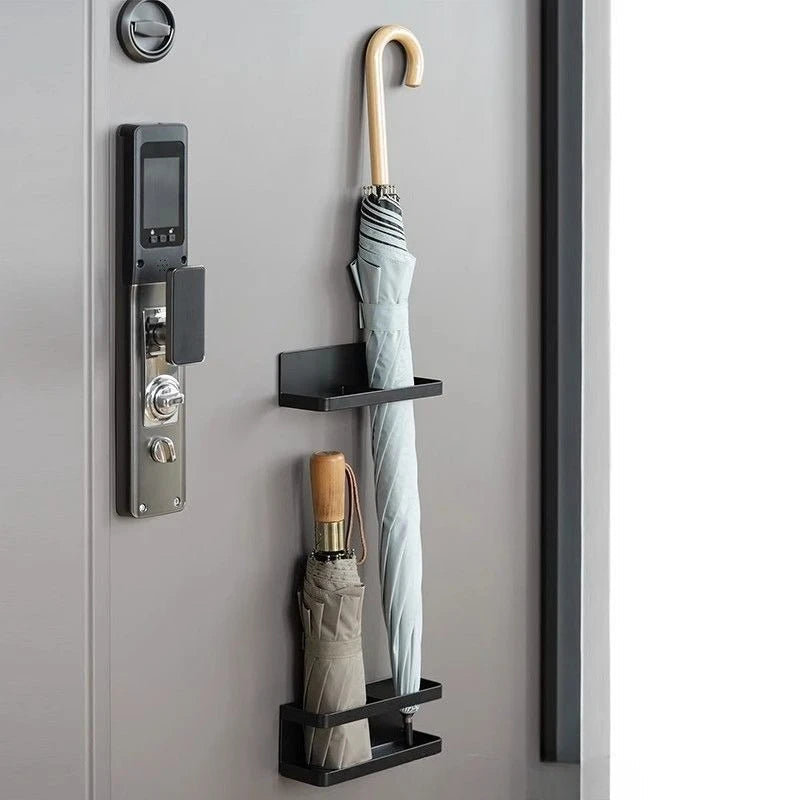Robo Porte-parapluies élégant | Design minimaliste en fer noir