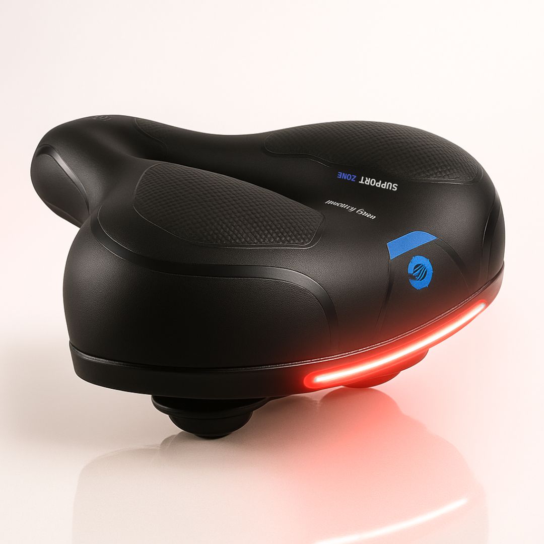 SellaPro Sella per Bicicletta | Ergonomica, Imbottitura Morbida, Riflettore