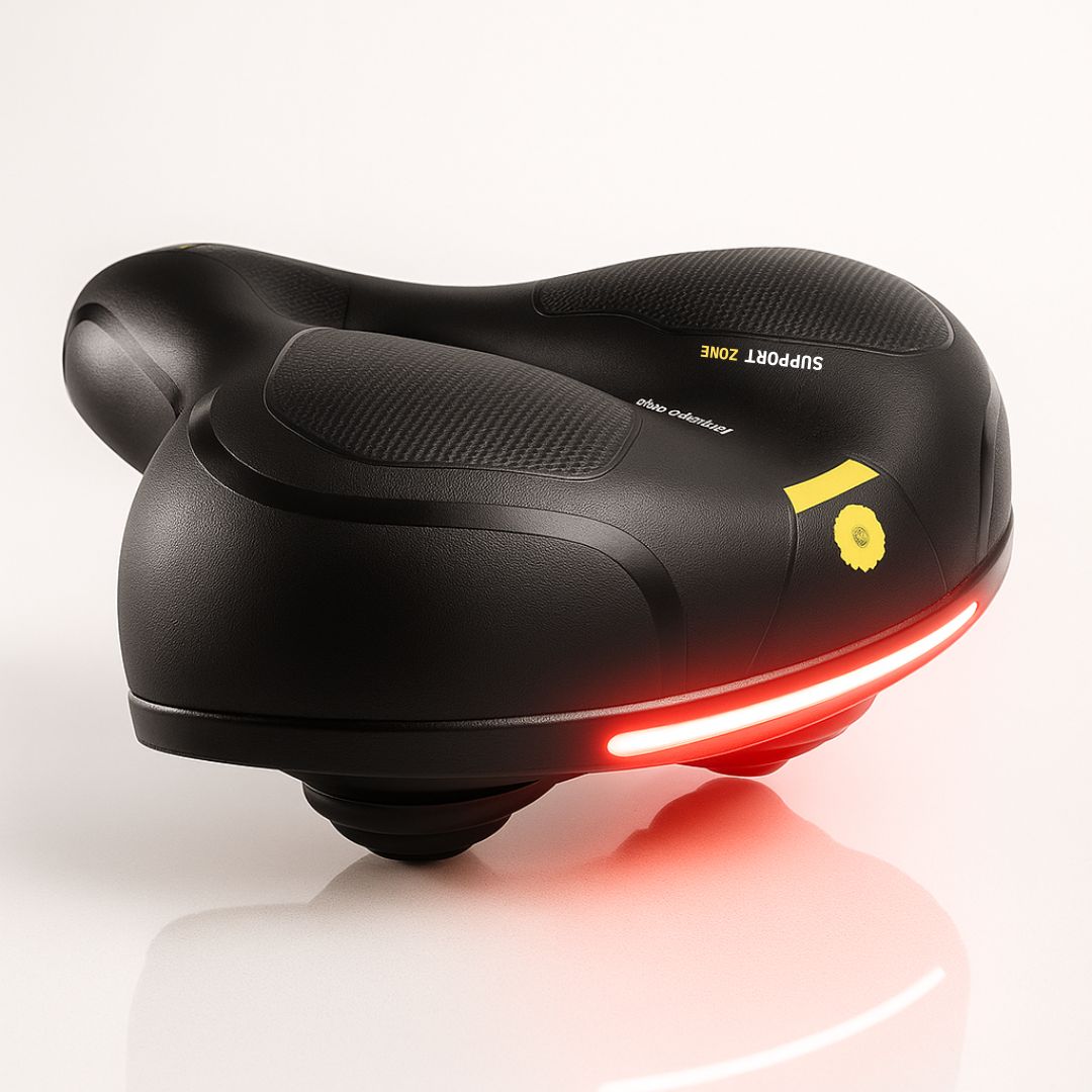 SellaPro Sella per Bicicletta | Ergonomica, Imbottitura Morbida, Riflettore
