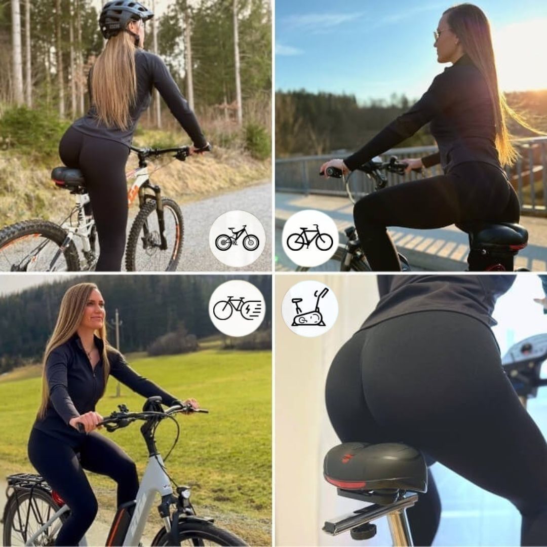 SellaPro Sella per Bicicletta | Ergonomica, Imbottitura Morbida, Riflettore
