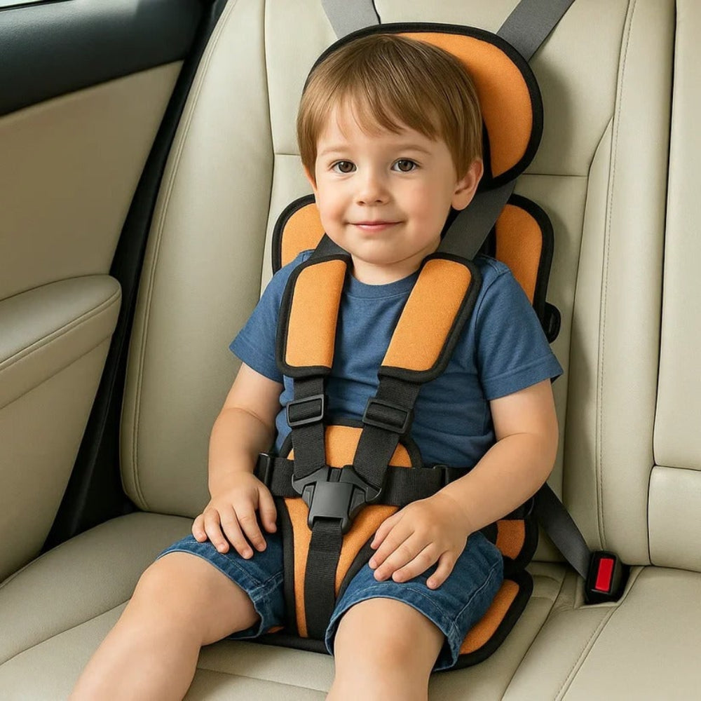 Sileo Seggiolino Auto Portatile | Imbracatura di Sicurezza a 5 Punti, Pieghevole