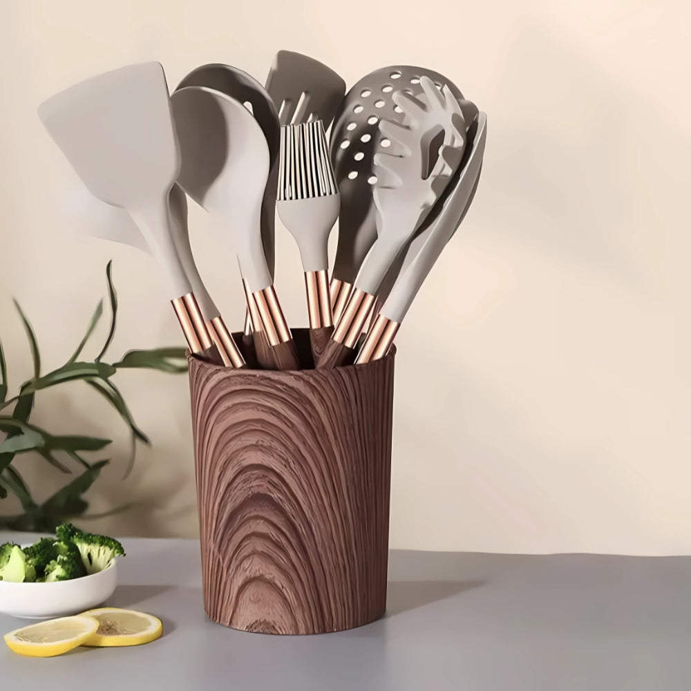 Silio Ensemble d’ustensiles de cuisine | Silicone résistant à la chaleur, 10 pièces