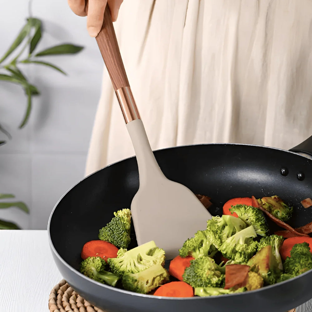 Silio Ensemble d’ustensiles de cuisine | Silicone résistant à la chaleur, 10 pièces