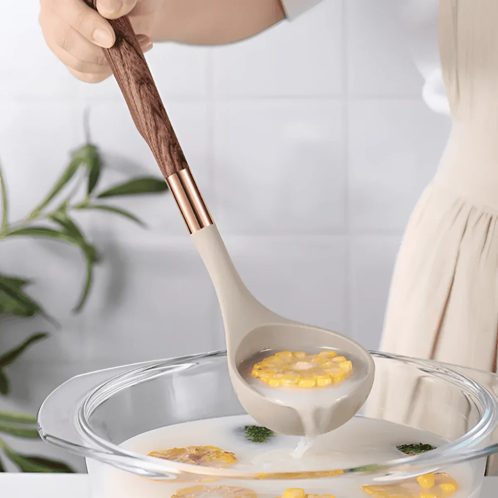 Silio Ensemble d’ustensiles de cuisine | Silicone résistant à la chaleur, 10 pièces