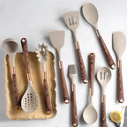 Silio Ensemble d’ustensiles de cuisine | Silicone résistant à la chaleur, 10 pièces