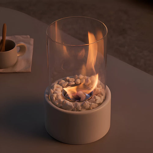 Caminetto da Tavolo a Bioetanolo dal Design Elegante | Fiamme Vere, Design Elegante
