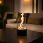 Caminetto da Tavolo a Bioetanolo dal Design Elegante | Fiamme Vere, Design Elegante
