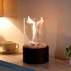 Caminetto da Tavolo a Bioetanolo dal Design Elegante | Fiamme Vere, Design Elegante