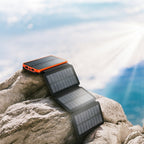 SolarBox Powerbank 20000mAh | Ricarica Rapida, Pannelli Solari Integrati