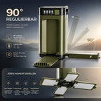 Solea Faltbare Solarlampe | LED-Campinglampe mit integrierter Powerbank, 6 Lichtmodi