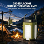 Solea Faltbare Solarlampe | LED-Campinglampe mit integrierter Powerbank, 6 Lichtmodi