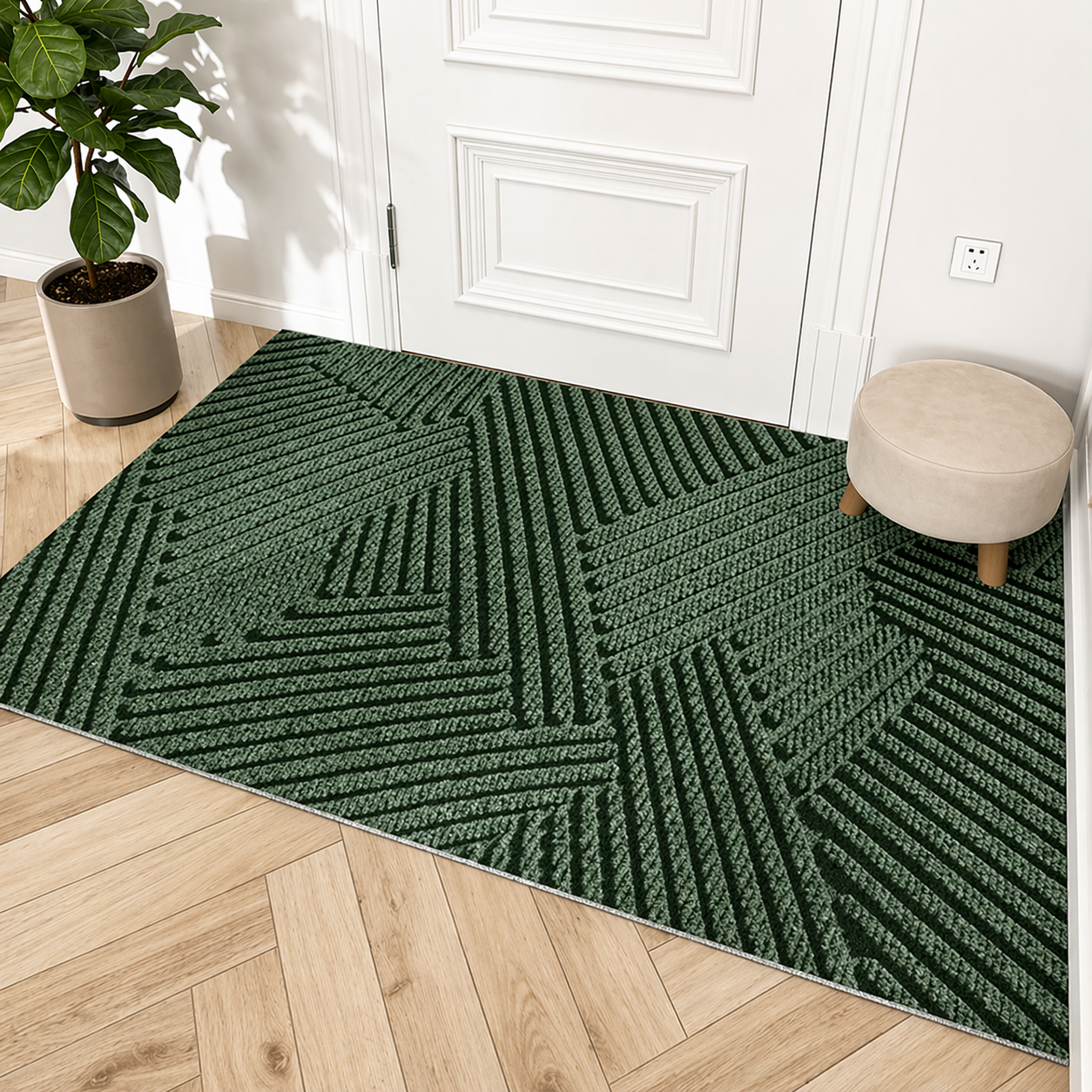 Taro Tapis antidérapant | Résistant à la saleté, design moderne