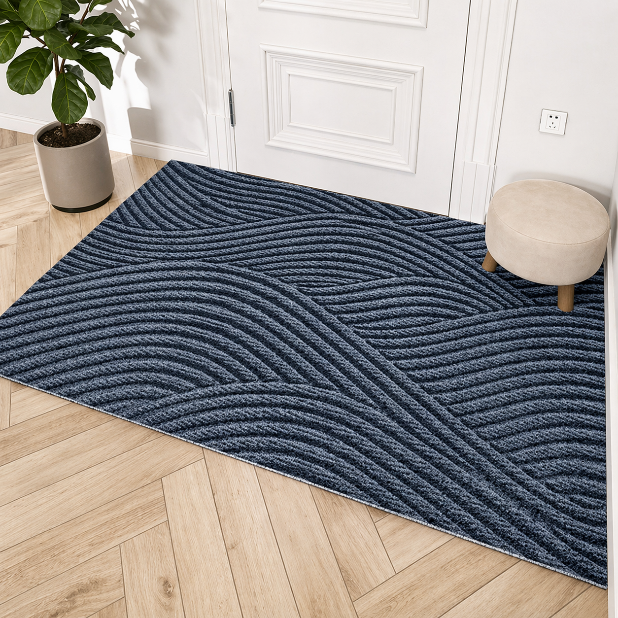 Taro Tapis antidérapant | Résistant à la saleté, design moderne