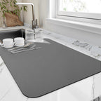 TidyTappetino Tapis égouttoir à vaisselle | Diatomite super absorbante, séchage rapide