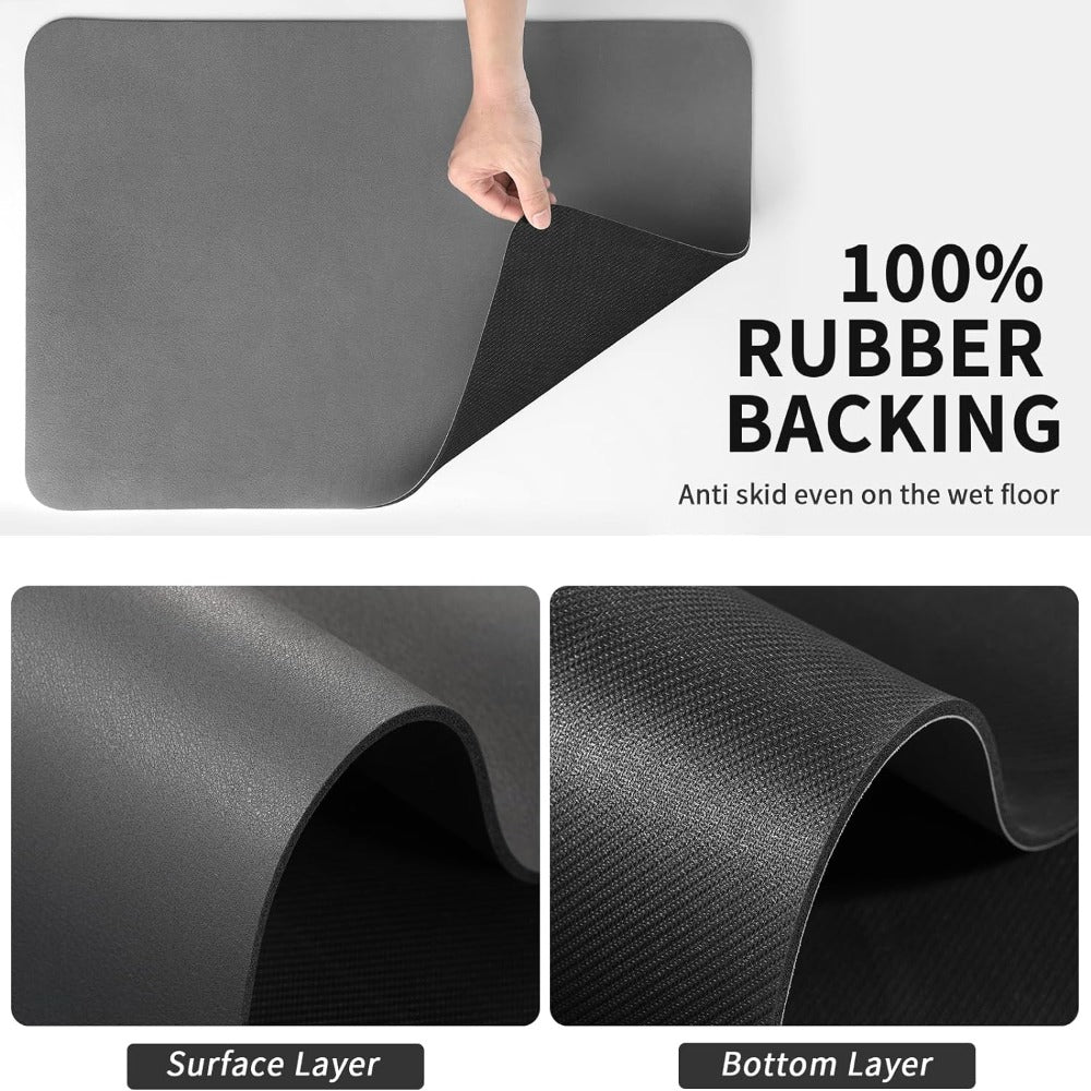 TidyTappetino Tapis égouttoir à vaisselle | Diatomite super absorbante, séchage rapide