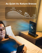 Vento Mini ventilateur de bureau | Ultra-silencieux, compact, USB