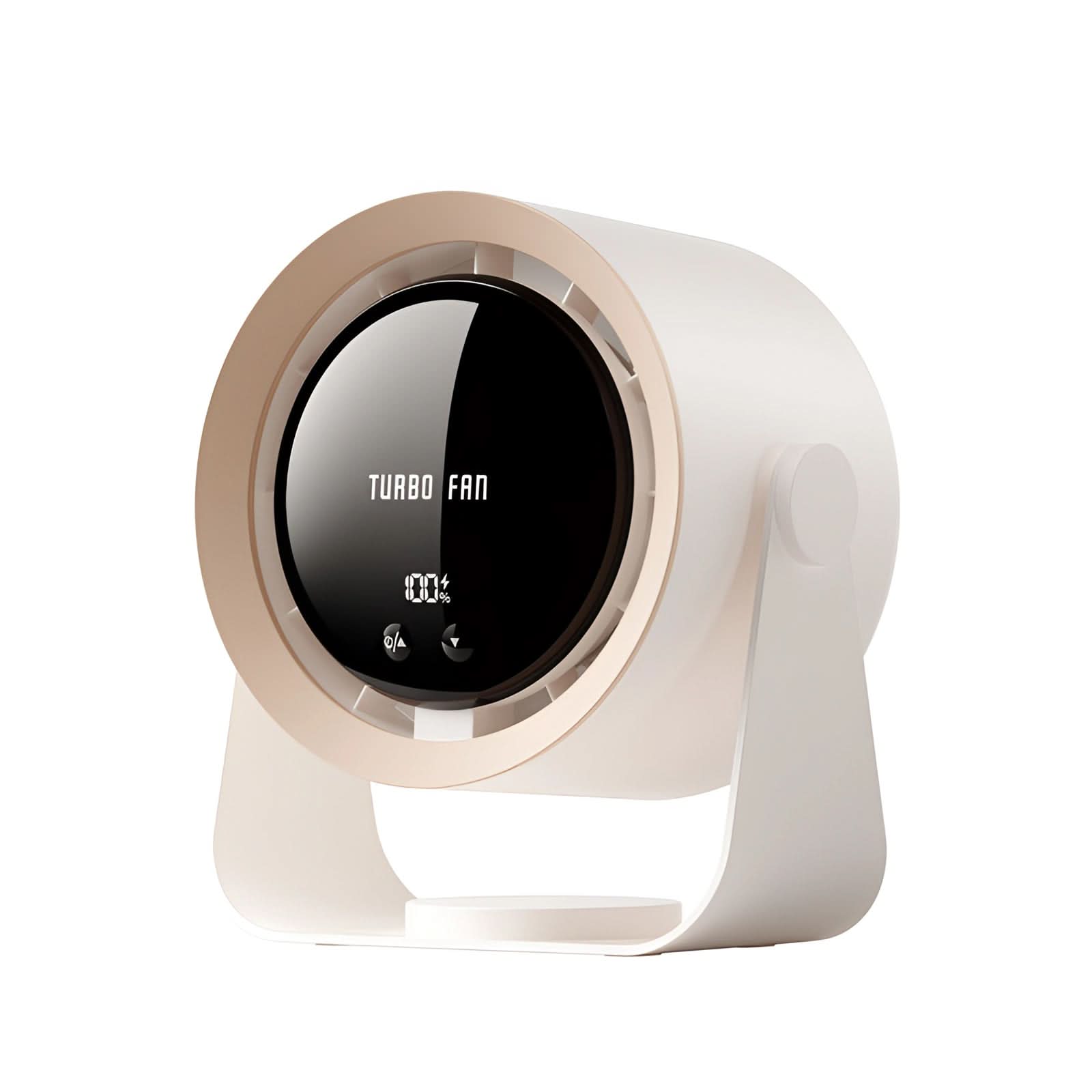 Vento Turbo Ventilatore Silenzioso | Design Senza Pale con Display LED