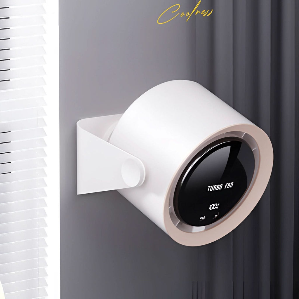 Vento Turbo Ventilatore Silenzioso | Design Senza Pale con Display LED