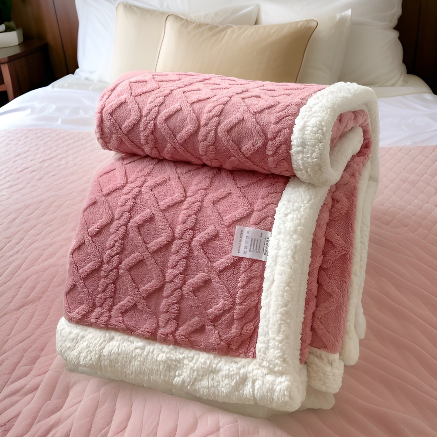 WarmHaven Couverture en polaire double face | Douce et chaude pour l’hiver