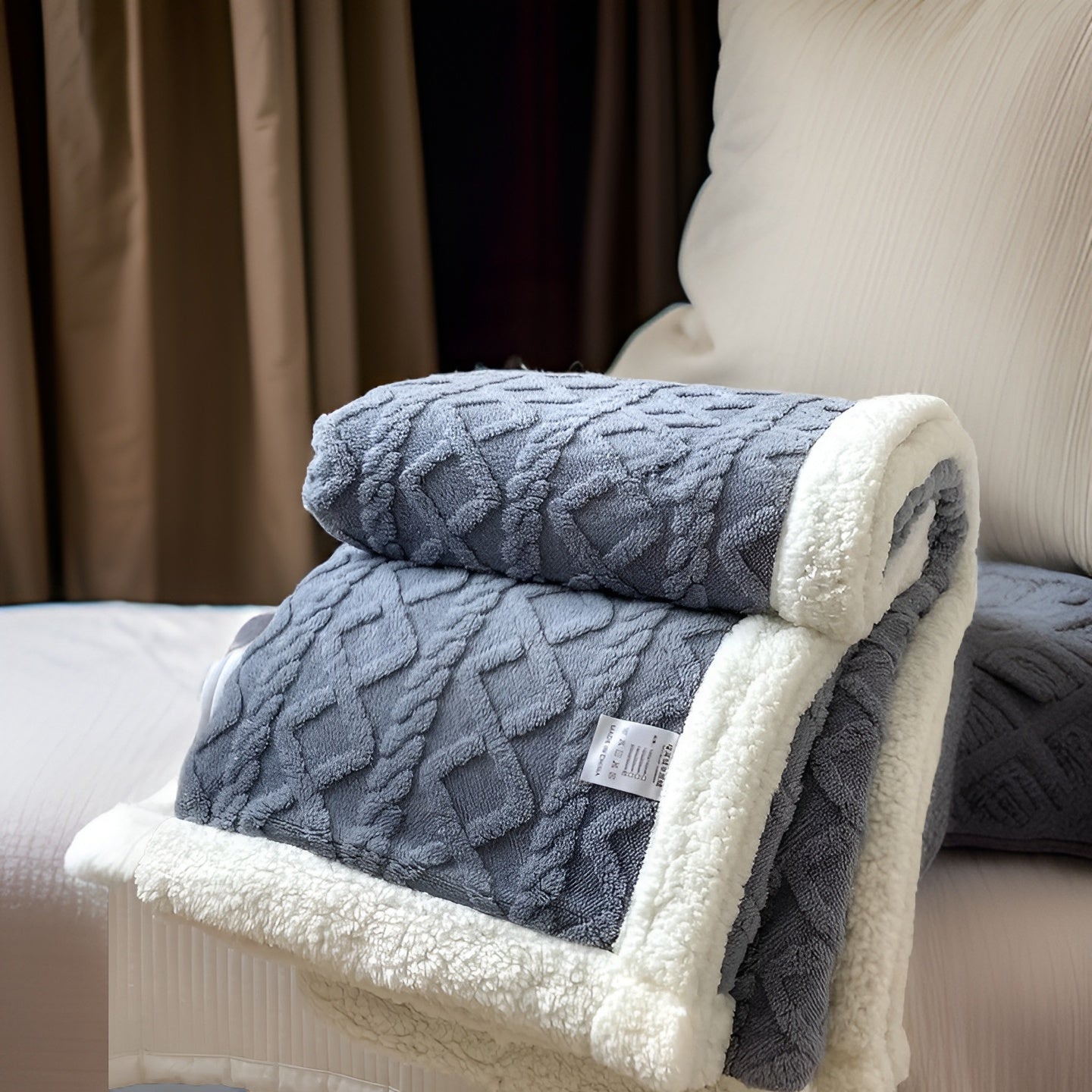 WarmHaven Couverture en polaire double face | Douce et chaude pour l’hiver