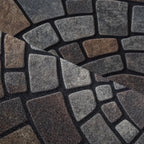 Zelo Zerbino Semicircolare | Mosaico in Poliestere Antiscivolo per Interni ed Esterni