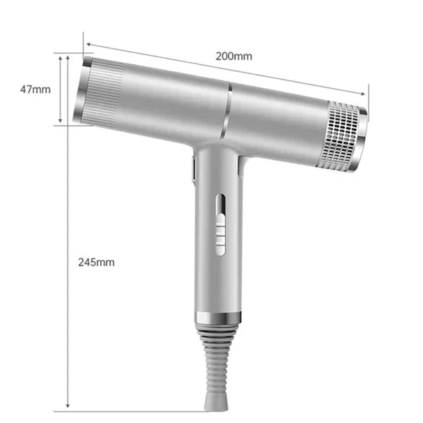 Asciugacapelli Professionale 1100W Leggero Asciugatura Rapida