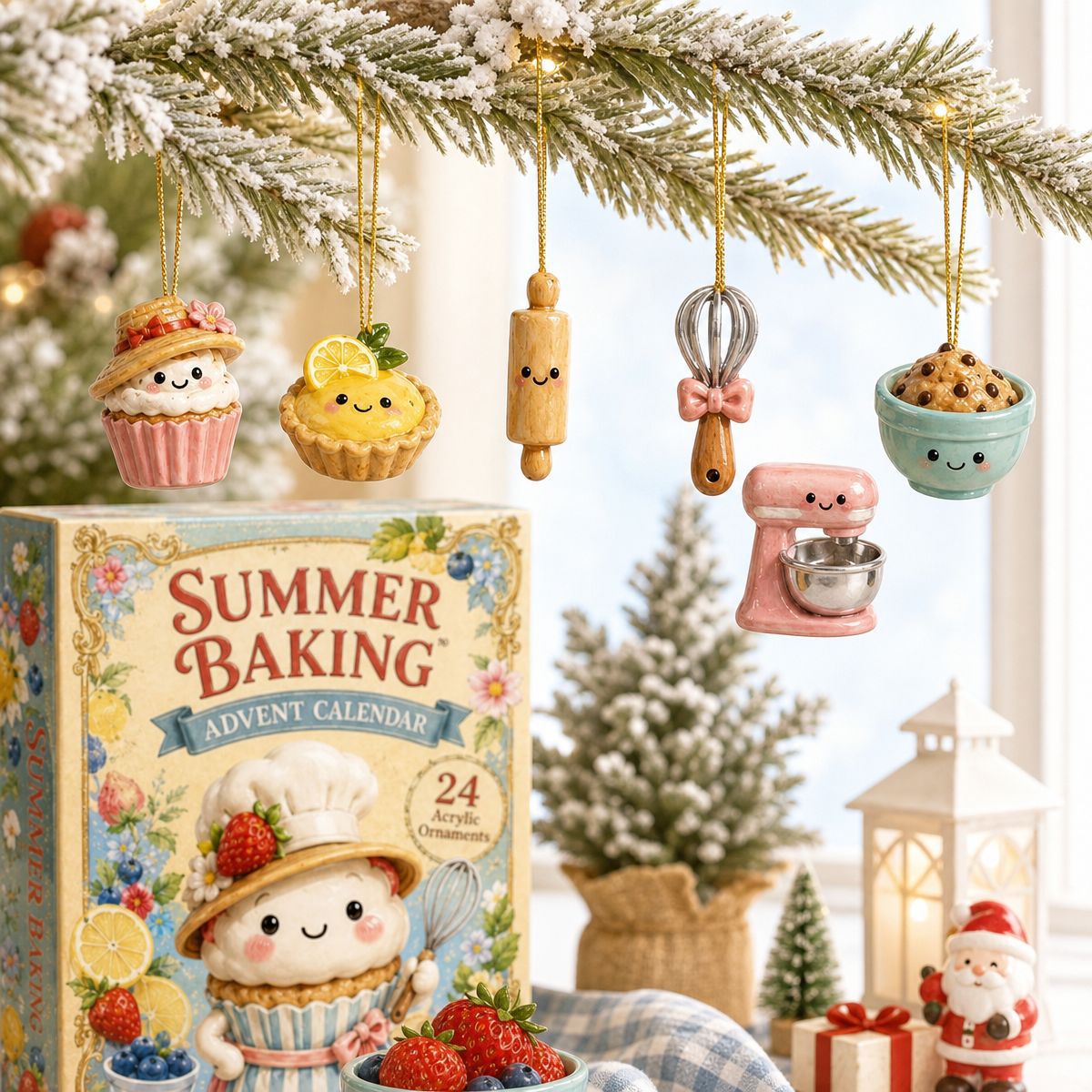 Calendario Avvento Blind Box Dessert da Forno Ciondolo 2D
