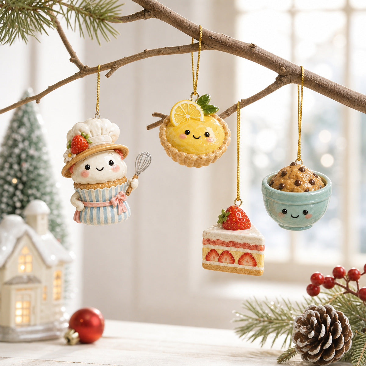 Calendario Avvento Blind Box Dessert da Forno Ciondolo 2D