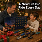 Calendario dell'Avvento 24 Giorni Auto Americane Classiche