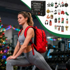 Calendario dell'Avvento Fitness 24 Giorni in Acrilico Motivazionale