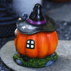 Casa Zucca Strega Halloween con Dettagli Fosforescenti