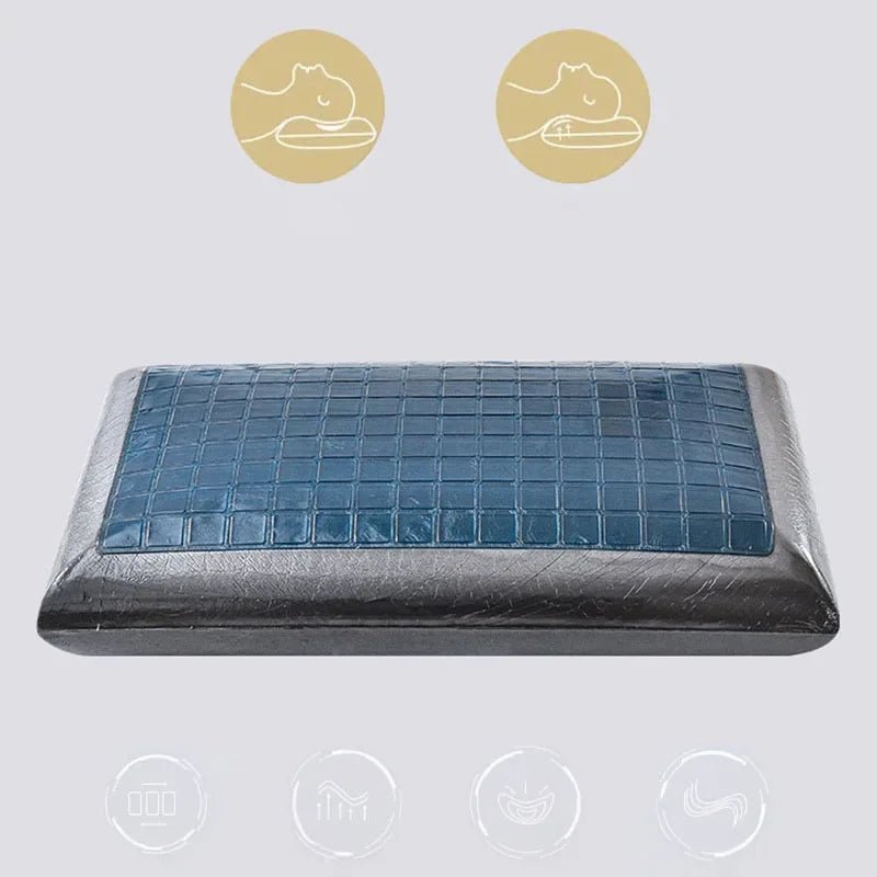 COOLREST – Ergonomic gel cooling pillow for restful sleep comfort
