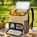 COOLVOYAGE – Insulated Cooler Backpack for Fresh Food and Drinks