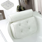 Cuscino da Bagno in Rete con Ventose, Supporto Collo e Schiena