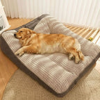 Cuscino Ortopedico per Cani XL con Supporto Articolare e Bordo Alto