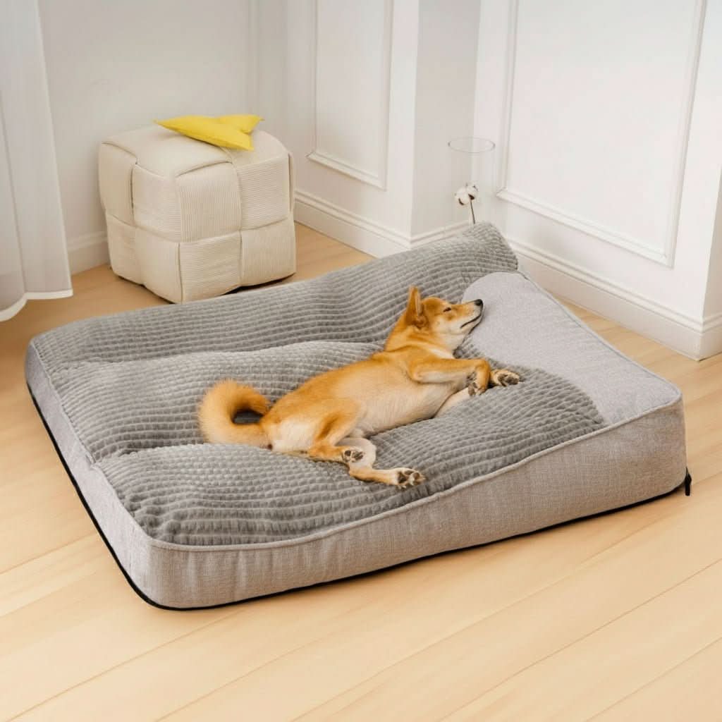 Cuscino Ortopedico per Cani XL con Supporto Articolare e Bordo Alto