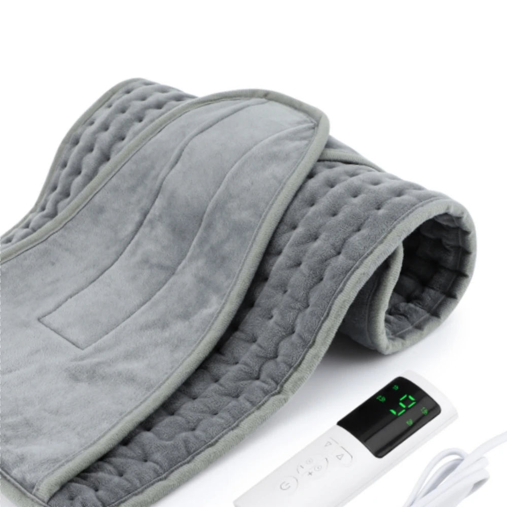 Cuscino Termico Elettrico Regolabile con Timer per Schiena e Collo