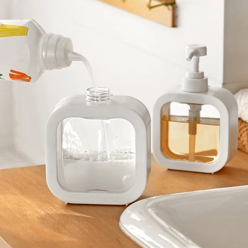 Dispenser Sapone Minimalista Design Scandinavo con Pompa