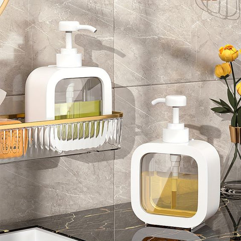 Dispenser Sapone Minimalista Design Scandinavo con Pompa