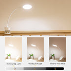 Lampada da Scrivania Dimmerabile con Clip, Ricaricabile USB