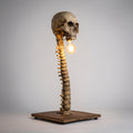 Lampada da Tavolo a Teschio con Occhi LED Luminosi