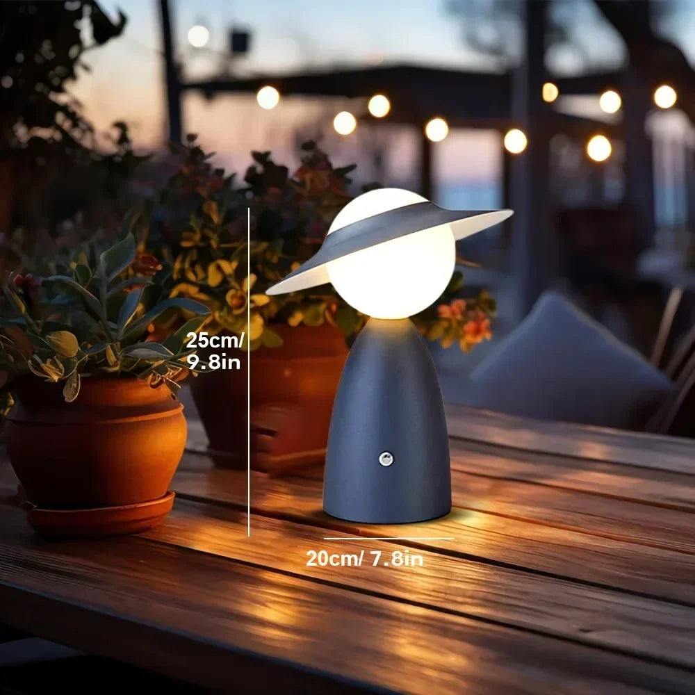 Lampada LED da Tavolo con Touch e Ricarica Wireless Integrata