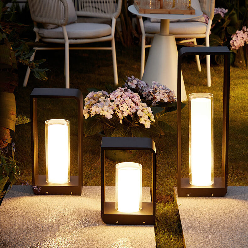 Minimalistisch LED buitenverlichting met acryl kap | Navando